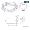 Acheter Tuyau pvc Pour Mini Pompe à Eau 6/8 mm souple transparent (Au Mètre) en Tunisie - Disponible au meilleur prix sur CoThings