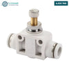 Acheter Vanne pneumatique manuelle à raccord rapide 6 mm en Tunisie - Disponible au meilleur prix sur CoThings