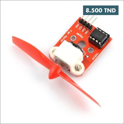 Propulseur de ventilateur rouge pour le module de ventilation du robot pompier L9110