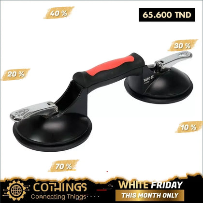 Ventouse Double 120Kg 125Mm