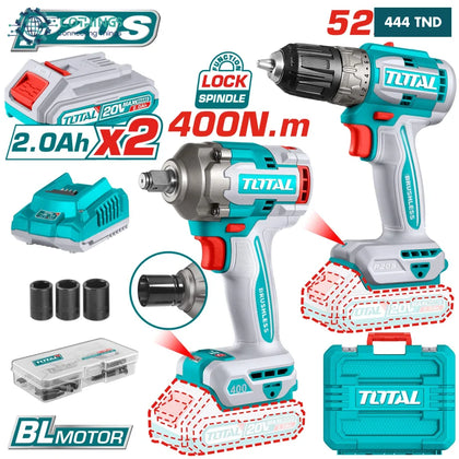 Visseuse Boulonneuse 20V TOTAL Bricolage TCKLI20271