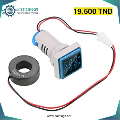 Voltmètre numérique LED 60 - 500V 0 - 100A haute précision Signal