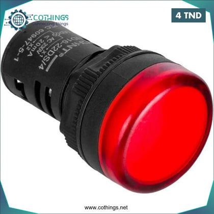 Voyant ND16-22DS/4 220V/380V Couleur Assortie Rouge - Domotique