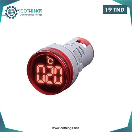 Voyant lumineux LED -20~199 °C 22 mm - Domotique Tunisie