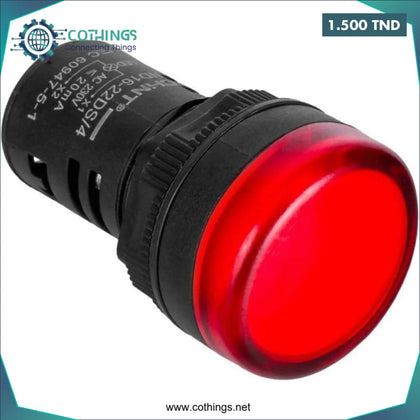 Voyant ND16-22DS/4 220V/380V Couleur Assortie Rouge - Domotique