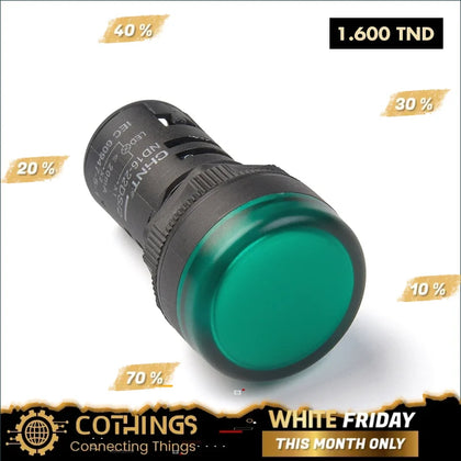 Voyant Vert 220V – ND16-22DS/4