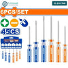 Acheter WADFOW Jeu 6 tournevis cs WSS3206 en Tunisie - Disponible au meilleur prix sur CoThings
